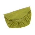 thumbnail image 6 of TEHAUX 1 Pc Chair Seat Cover Elastic Seat Protector Green 14.54X14.54X0.39Inch For Hotel Bar Stool Dining Room, 6 of 8
