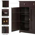 thumbnail image 4 of Renwick Storage Cabinet with Drawer, Espresso, 4 of 6
