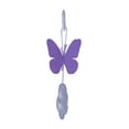 thumbnail image 6 of Bacati - Watercolor Flowers Purple Gray Musical Baby Crib Mobile, 6 of 9