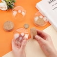 thumbnail image 5 of 4sets Glass Dome Cover Decorative Display Case Cloche Bell Jar Terrarium with Cork Base 79x79mm, 5 of 8