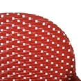 thumbnail image 4 of GDF Studio Danberry Outdoor Wicker and Aluminum 29.5 Inch French Barstools, Set of 4, Red, White, and Bamboo Print Finish, 4 of 8