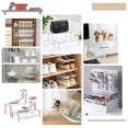 thumbnail image 6 of 2 Set 6pcs Golden Acrylic Display Risers Product Stand Shelf 3-Tier Perfume Organizer Clear Countertop Showcase for Craft Cupcake Dessert Curio Cabinet Collection 1.4/2.3/2.9 Inch High, 6 of 7