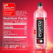 Essentia Ionized Alkaline Water, 9.5 PH until opened, 99.9% Pure, Bottled Water, 12PK