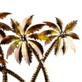 thumbnail image 5 of DecMode Copper Stainless Steel Metal Slanted Tree Wall Decor with Red and Yellow Accents, 5 of 9