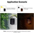 thumbnail image 3 of Solar Garden Light Outdoor Garden Lantern Solar Light With Flame Effect Weatherproof Ip65 Abs 2 Pieces, 3 of 6