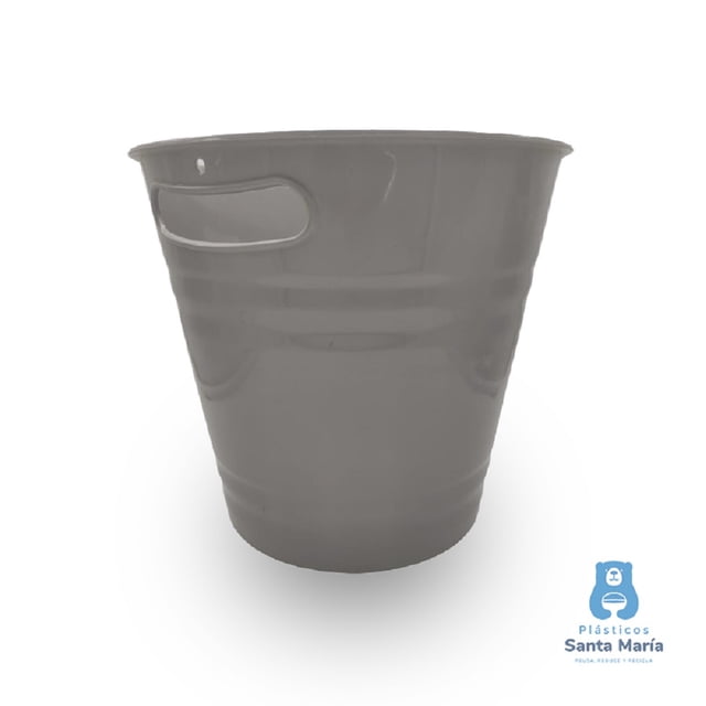 Cubeta para Hielo Santa María – Modelo SM-ICE4L, Plástico Negro, 4 Litros