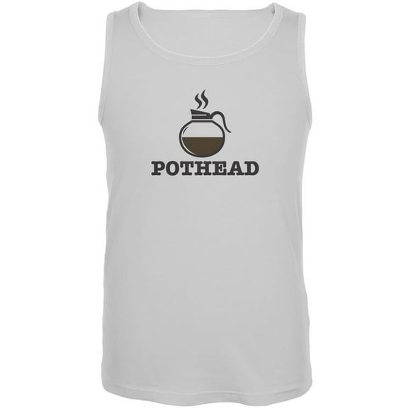 Pothead White Adult Tank Top - Small