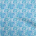 thumbnail image 1 of oneOone Viscose Chiffon Medium Blue Fabric Asian Tie & Dye Fabric For Sewing Printed Craft Fabric By The Yard 42 Inch Wide, 1 of 4