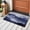 Blue, variant on Navy Blue Ombre Mountain Bathroom Mats 2x3 FT, Non Slip Small Kitchen Mat, Nature Abstract Art Marble Washable Soft Backed Front Door Throw Rugs Non-Shedding Indoor Outdoor Doormat for Entryway Sink