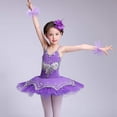 thumbnail image 2 of IROINNID Girls Tights Ballet Suit Sparkling Ballet Skirt Princess Dress, 2 of 9