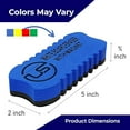 thumbnail image 4 of Dry Erase Eraser, Magnetic Whiteboard Eraser 2 Pack White Board Erasers, Dry Eraser for Whiteboard, Chalkboard and Glass, Dry Erase Erasers (Colors May Vary), 4 of 4