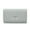 Gray, variant on Premium Solid Color PU Leather Turnlock Flap Clutch Bag Handbag