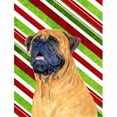 thumbnail image 1 of 11 x 15 In. Mastiff Candy Cane Holiday Christmas Flag, Garden Size, 1 of 1