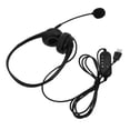 thumbnail image 4 of Auriculares de oficina Cancelación de ruido Auriculares auriculares con cable con micrófono, 4 of 6