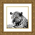 thumbnail image 1 of Sommers, Mindy 15x15 Gold Ornate Wood Framed with Double Matting Museum Art Print Titled - Spotted Leopard, 1 of 4