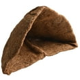 thumbnail image 2 of Round Hanging Basket Coco Liner Coconut Fiber Replacement Flower Basket Brown 12 Inches, 2 of 9