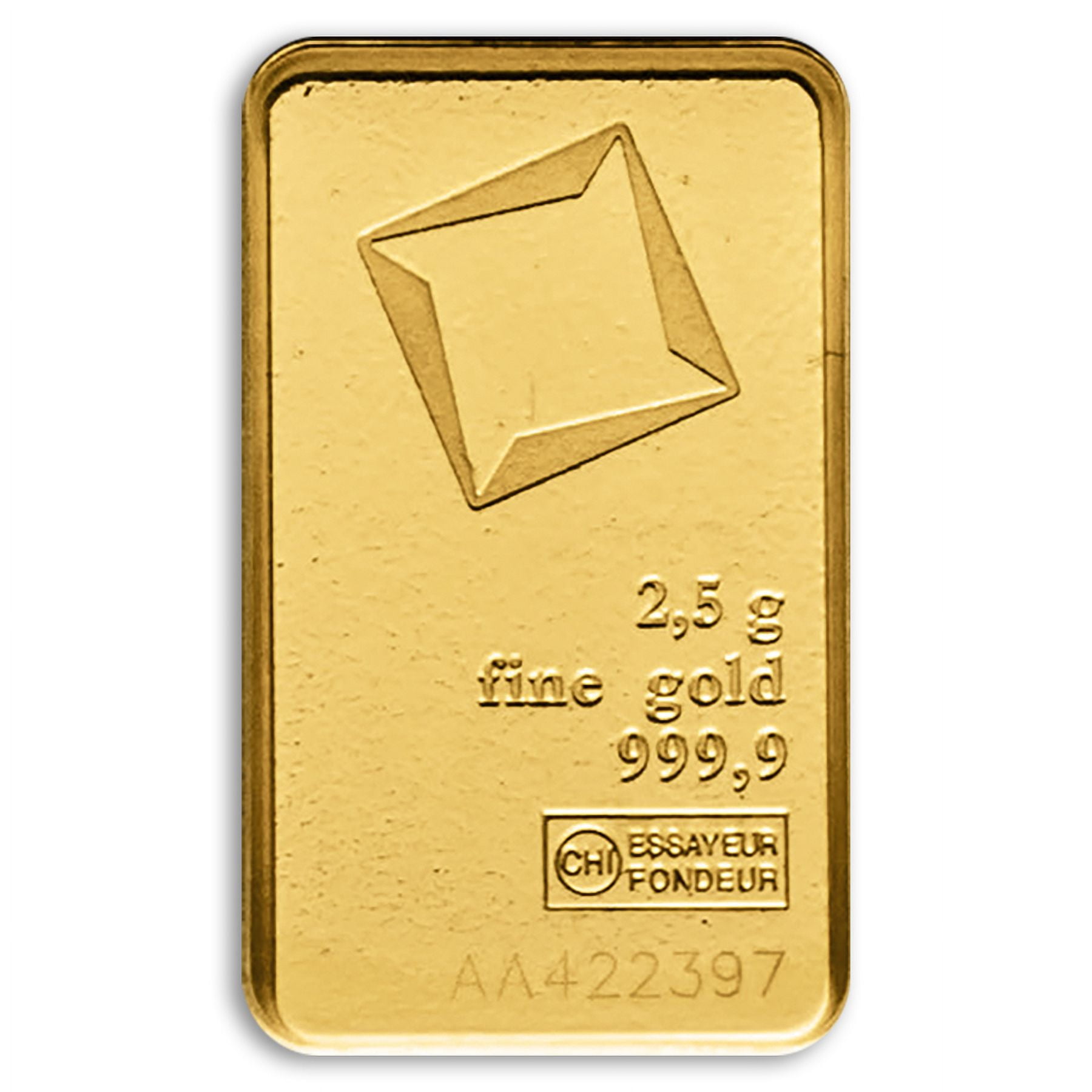 2.5 gram Gold Valcambi Bar w/ Assay - Walmart