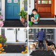 thumbnail image 5 of Front door mat for exterior entrance, heavy duty natural rubber mat, indoor and outdoor door mat 45*75m, 5 of 5