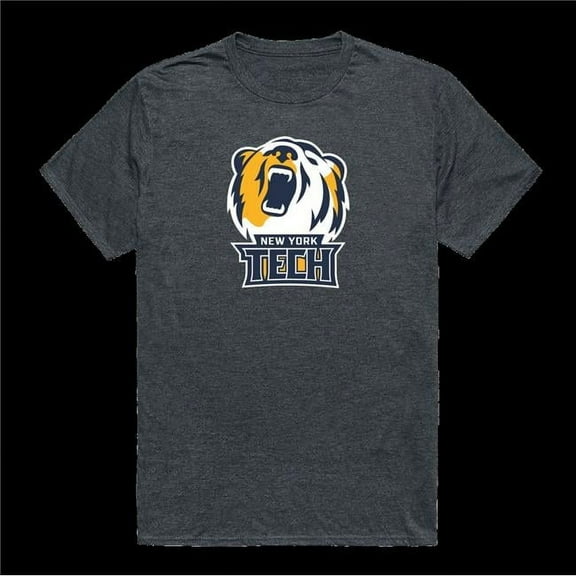 W Republic 519-556-HCH-05   York Institute of Technology Bears Cinder College T-Shirt, Heather Charcoal - 2XL