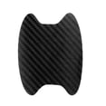 thumbnail image 4 of 4 Uds Pegatina Fibra Carbono para Coche Manija Puerta Película Protectora Antiarañazos Pegatina 3D Antiarañazos para Puerta Coche (negro), 4 of 6