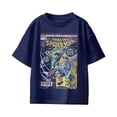 thumbnail image 2 of Marvel Comics Cover Hulk Punch Spider-Man Youth T-Shirt (Navy, XS-XL), 2 of 4