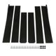 thumbnail image 1 of Car Side Skirts 2.2m Glossy Black Rocker Panel Exterior Lower Side Bottom Line Extensions Splitter Lip Diffusers, 1 of 5