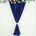 thumbnail image 5 of BalsaCircle 8 feet x 8 feet Royal Blue Velvet Backdrop Curtain Wedding Party Photobooth Decorations, 5 of 6