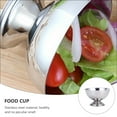 thumbnail image 4 of 1 UNID Ensalada de acero inoxidable Copa Helado Cuenco Postre Fruta Snack Cup Cup, 4 of 5