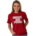thumbnail image 4 of Ground Pound Muay Thai Fighter Women's Plus Size Shirt Brisco Brands 3X, 4 of 6