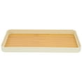 thumbnail image 4 of Plato para servir frutas, bandeja rústica de madera con vetas, rectangular, para aperitivos., 4 of 6