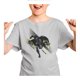 thumbnail image 3 of Playera Fan Army Batman Talla 10 team up manga corta gris, 3 of 4