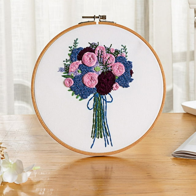 Fridja Embroidery Cross Stitch Kit Set for Beginners-Handmade Embroidery DIY Craft