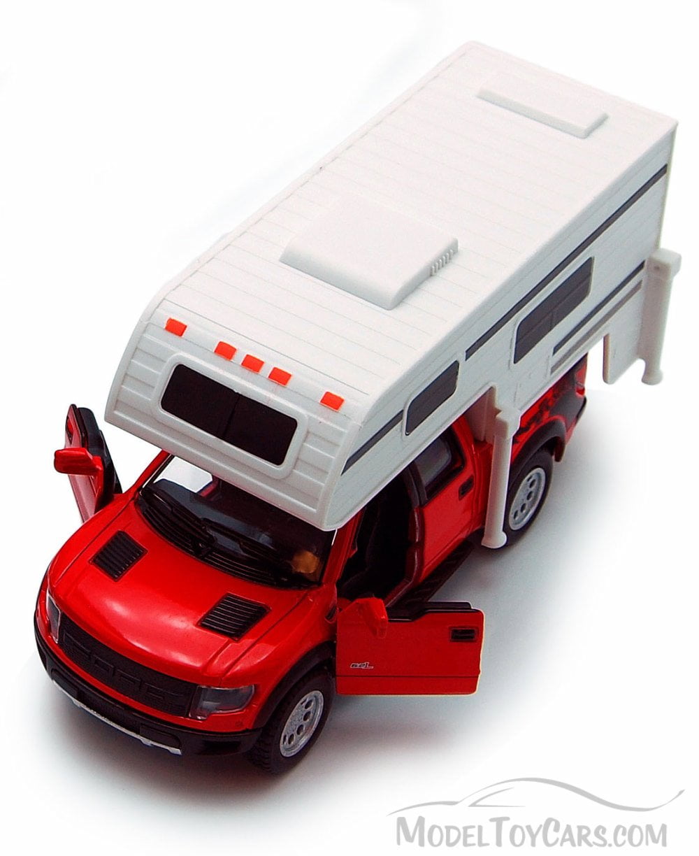 2013 Ford F 150 Svt Raptor Supercrew Pickup W Camper Red