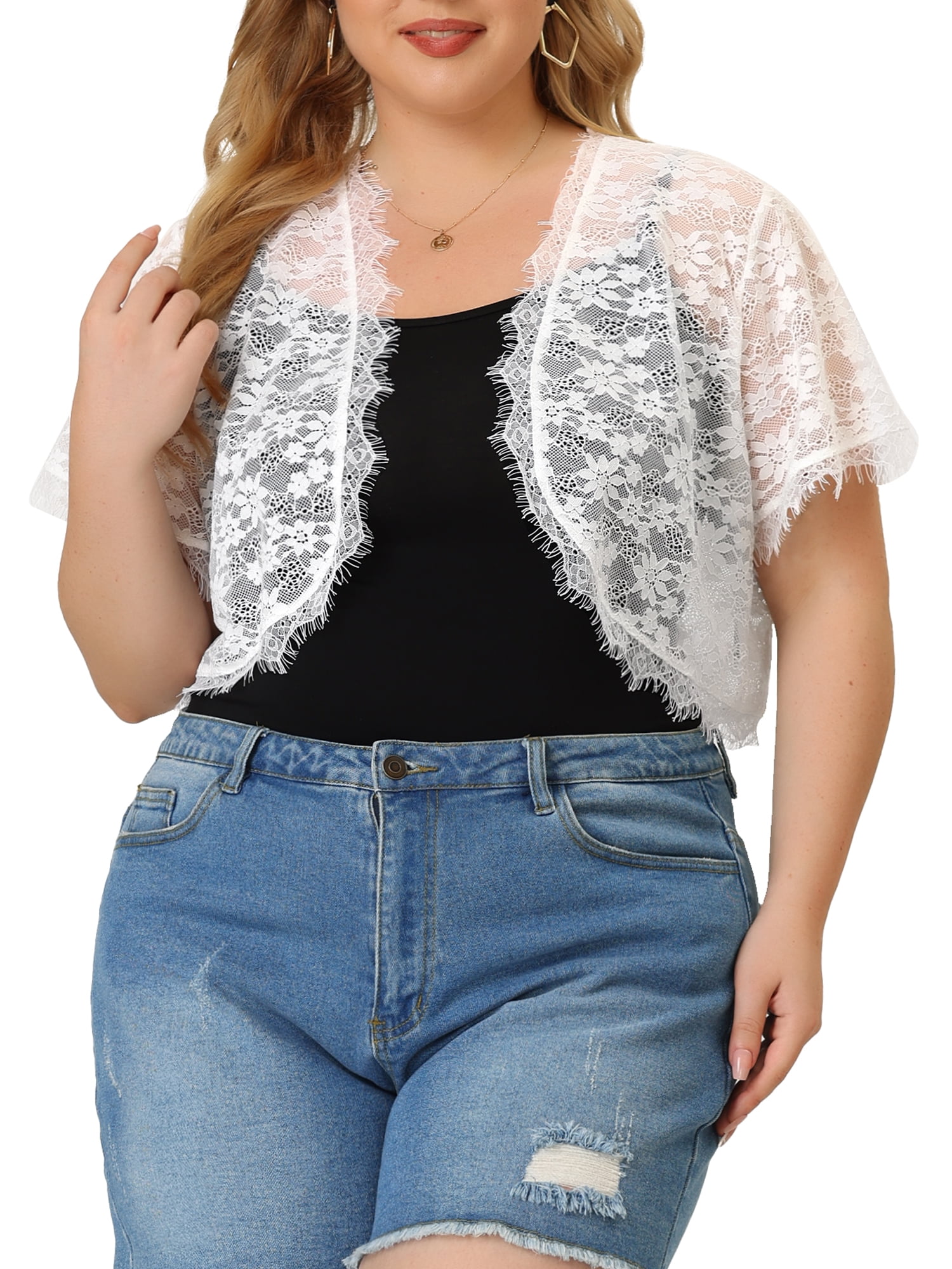 Unique Bargains Women's Plus Size Sheer 