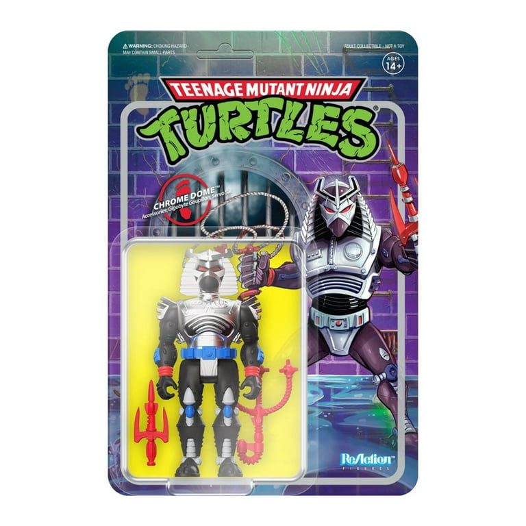 Super7 TMNT Teenage Mutant Ninja Turtles Action Figure - Chrome