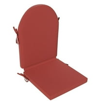 Costaelm Paradise Outdoor Adirondack Chair Seat and Back Cushion, Red