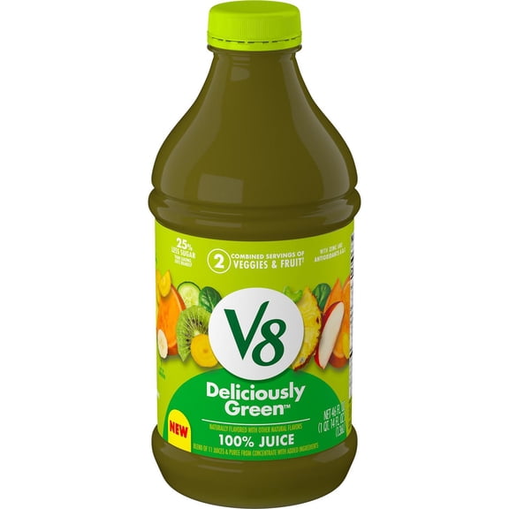 V8 Deliciously Green 100% Fruit & Vegetable Juice - 46 fl oz