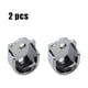 thumbnail image 1 of KDJ Zinc Alloy Shower Curtain Rod Brackets Set of 2 - Wardrobe Closet Rod Supports Holder for Bathroom, Kitchen, Closet - Easy Install, Durable (22mm), 1 of 6