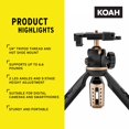 thumbnail image 6 of Koah Joey Mini Extendable Tripod with Built-in Phone Mount for Content Creators, 6 of 6