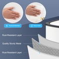 thumbnail image 4 of Ourlova 13 Gallon / 50 Liter Motion Sensor Trash Can, Smart Trash Can with Lid, Rectangular Automatic Garbage Can with Handle, Touchless Trash Bin for Kitchen Office Living Room Bathroom, White, 4 of 6