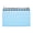 Blue, variant on HOMEIORA Pocket Notebook, 3" x 5" Small Lined Notepads with Waterproof Cover, 50 Sheets / 100 Pages 110 GSM Colored Thick Paper Memo Pads, Office Supplies - Green, 1 Pack