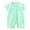Green, variant on Unisex Cotton Romper Boys Short Sleeve One-Piece Jumpsuit Girls Snap-up Bodysuits Summer Clothes Outfits Pink for Size 6-12 Months