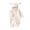 Beige, variant on JIAYUE Baby Waffle Ribbed Jumpsuit Long Sleeve Hooded Bunny Ear Dots Print Full Snap Romper for Casual Party