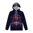 thumbnail image 2 of Sudadera con capucha con estampado de samurái japonés para hombre, sudadera con capucha con máscara impresa en 3D retro, sudadera con capucha de manga larga a la moda, jersey informal de calle, 2 of 5