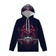 thumbnail image 2 of Sudadera con capucha con estampado de samurái japonés para hombre, sudadera con capucha con máscara impresa en 3D retro, sudadera con capucha de manga larga a la moda, jersey informal de calle, 2 of 5