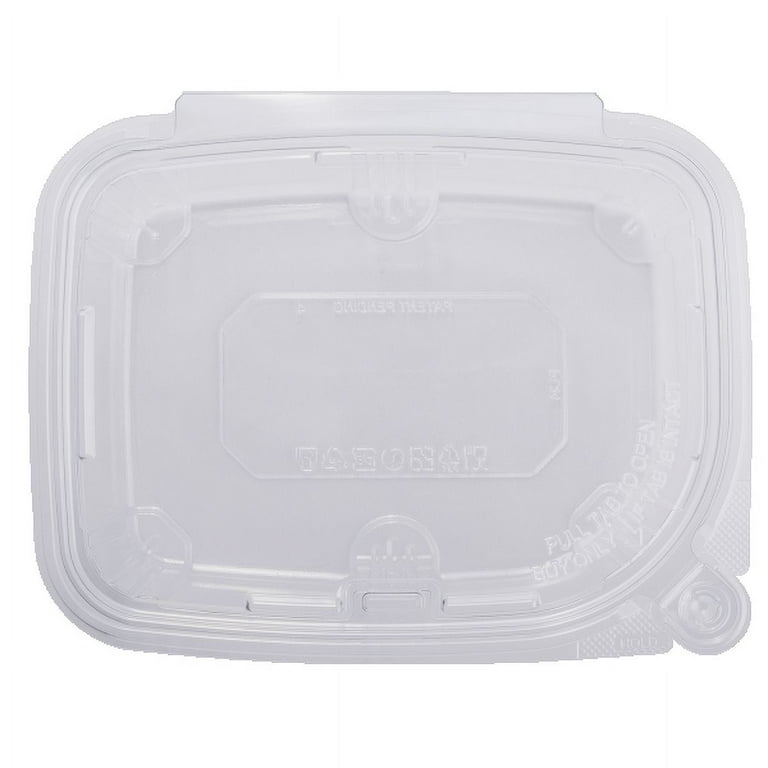 Karat 16oz Pet Plastic Hinged Deli Container - 200 ct, Clear