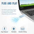 thumbnail image 4 of USB Flash Drive , Flash Stick for PC/Laptop, Oversized Storage USB Drive, Portable Thumb Drive (silver), 4 of 8