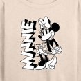 thumbnail image 3 of Mickey & Friends - Minnie Black And White - Women's Lightweight French Terry Long Sleeve Shirt, 3 of 5