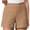 Coffee, variant on Bosfbaoi Women's Tailored Shorts High Waist Dressy Shorts Summer Work Office Shorts with Side Pockets