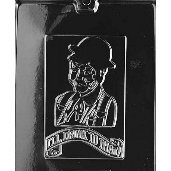 Grandmama's Goodies D015 I'll Drink To That Chocolate Candy Soap Mold with Exclusive Molding Instructions